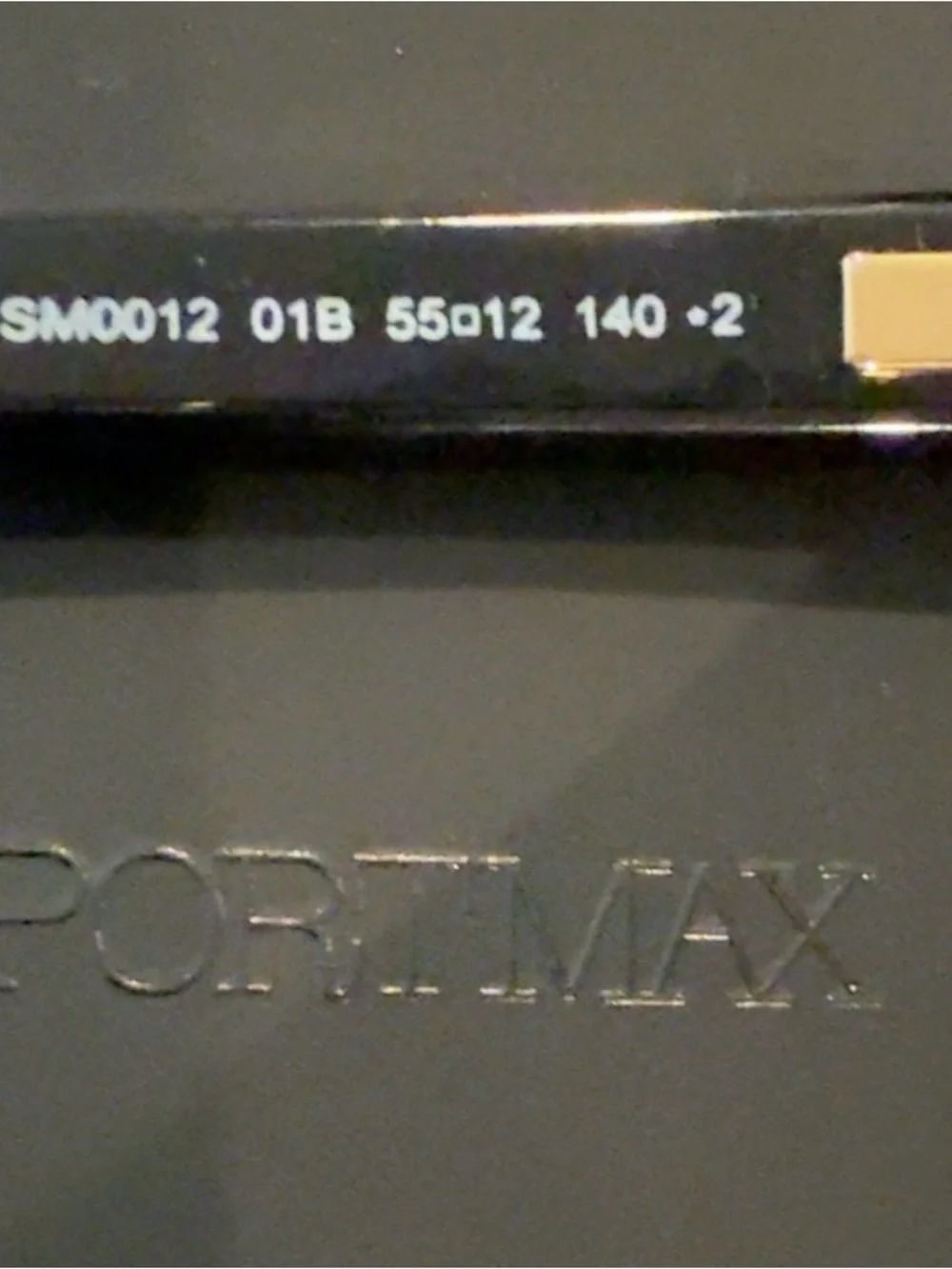 Sportmax by Max Mara Black Cat-Eye Sunglasses SM0012 01B